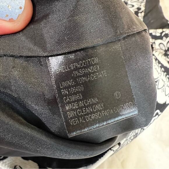 Antonio Melani Parisian Lace Sheath Dress sz 2 Black and White - Picture 4 of 14